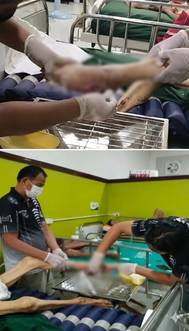 การทำแผลและดูแลสุขภาวะผู้ป่วย