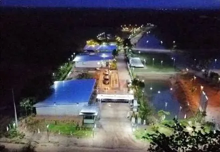 สถานชีวาภิบาลมูลนิธิพลังศรัทธาธรรมยามค่ำคืน