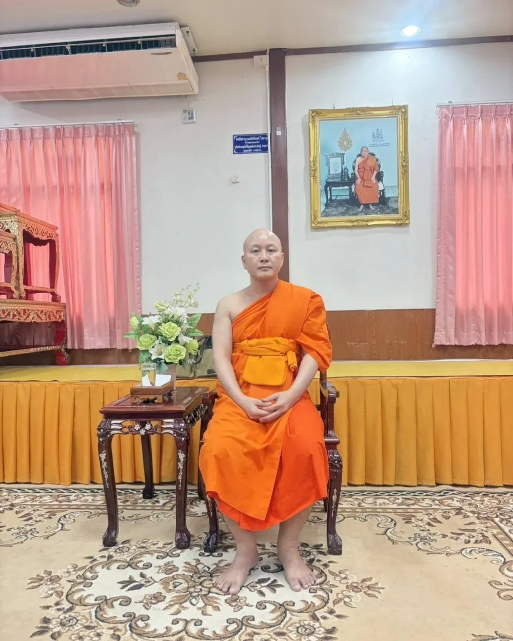 พระอาจารย์อาภาสิริ ณ ศูนย์ปฏิบัติธรรมมูลนิธิพลังศรัทธาธรรม